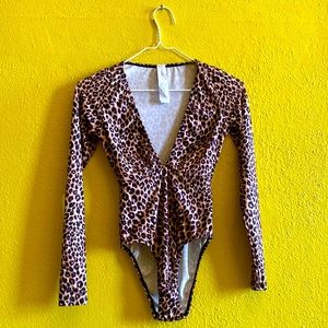 Forever 21 Leopard Leotard